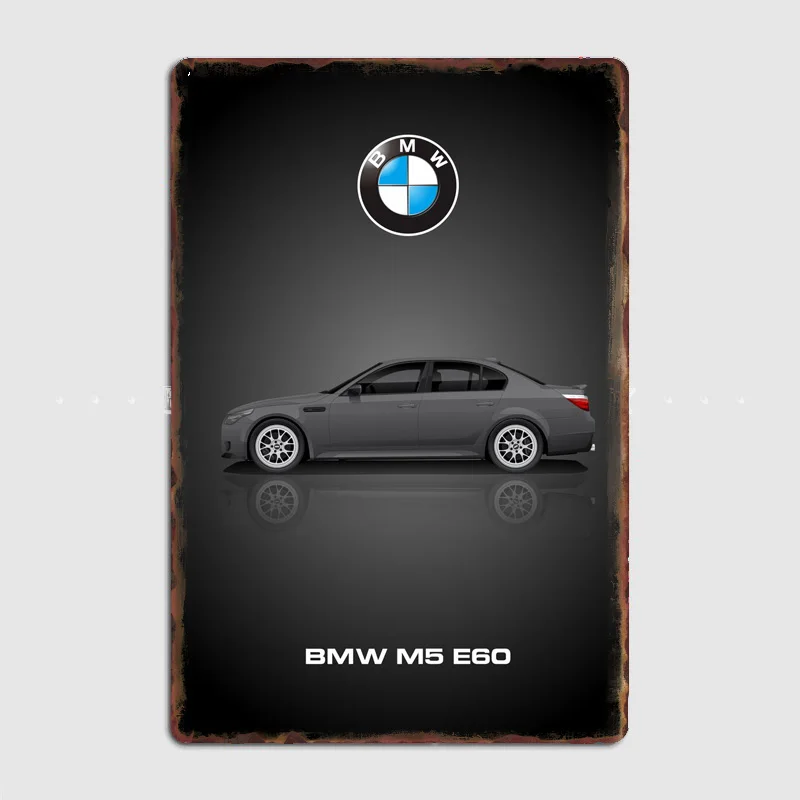 

Металлическая вывеска BMW M5