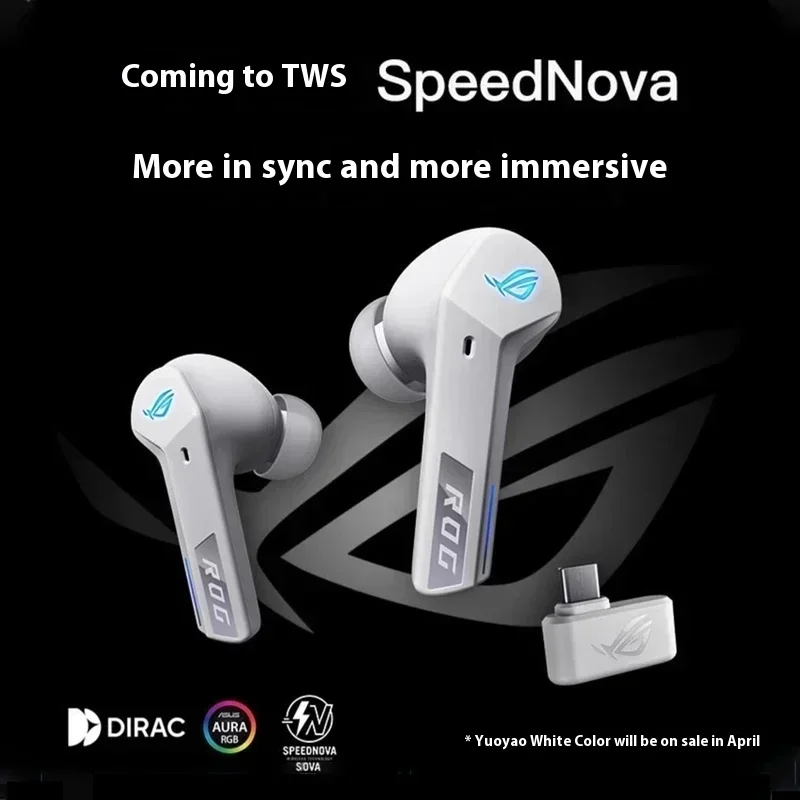 Наушники ROG SpeedNova Bluetooth беспроводные TWS 2 режима спортивные наушники-вкладыши с