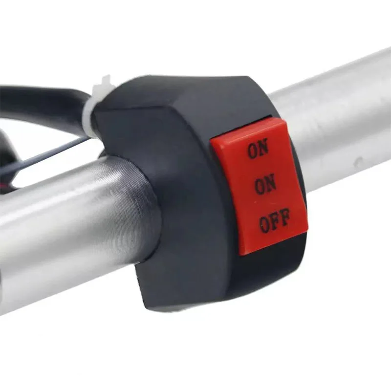 

22mm Universal Motorcycle Switch ON/ON/OFF Connector Push Button Switch Handlebar Headlight Fog Spot Light Controller Switch