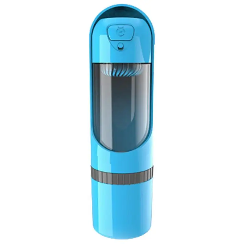 

Portable Travel Water Bottle Dispenser Pullable Pet Water Dispenser Feeder With Snack Storage Cup Leak Proof Drinking Bottle