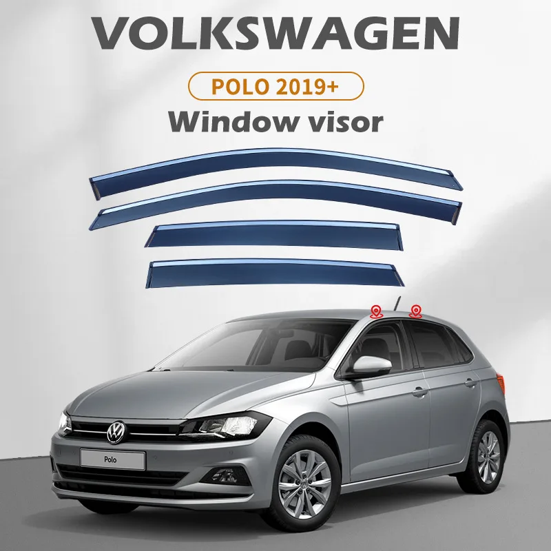 

Козырёк для окон Volkswagen Polo, защитная пленка для боковых окон, автомобильные аксессуары