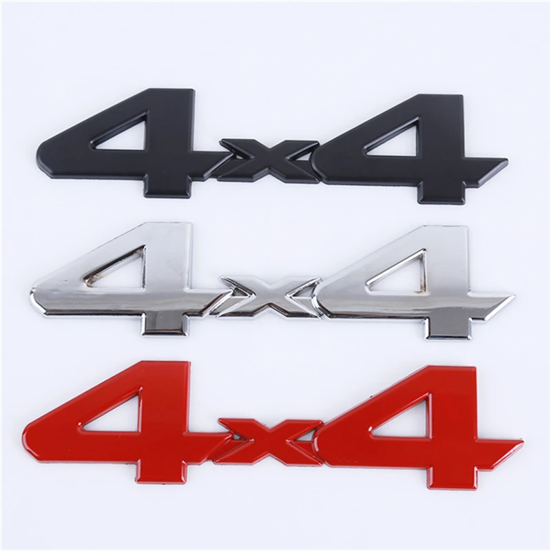 

Car Sticker Car Styling Personality 3D 4x4 Digital Shaped Car Sticker Logo Car Interior Accessories Stickers