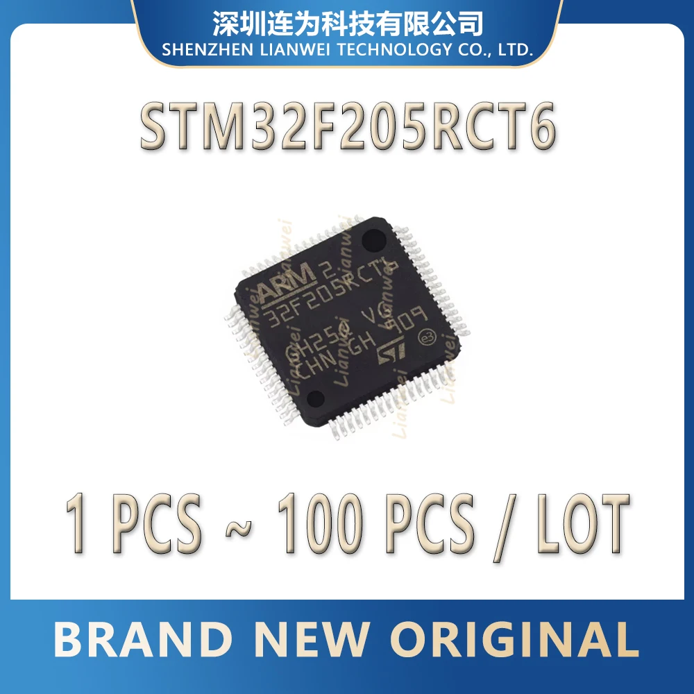 STM32F205RCT6 STM32F205RC STM32F205 STM32F STM32 STM IC MCU Chip LQFP-64