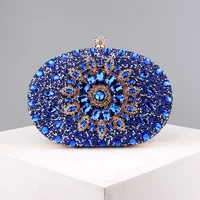 2022 Diamond Women Luxury Clutch Evening Bag Wedding Crystal Ladies Cell Phone Pocket Purse Female Wallet for Party Quality Gift 1