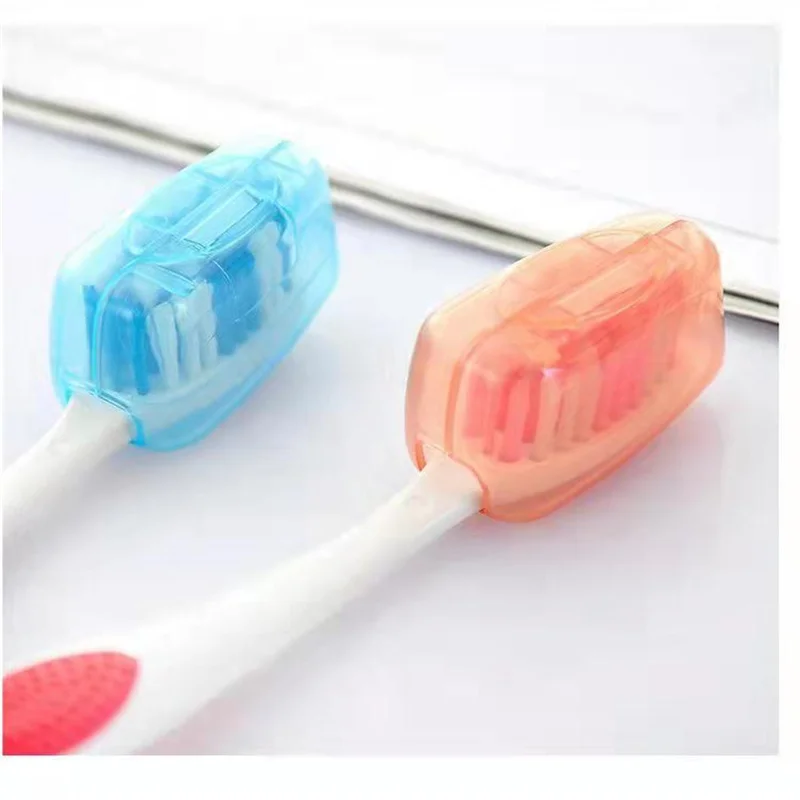 

1/2/3/5/10/20/30Pcs Portable Toothbrush Head Cover Holder Travel Camping Toothbrush Box Brush Cap Case For Bathroom Accessory
