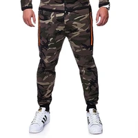 pants summer new mens fitness running sports casual fashion camouflage slim pants