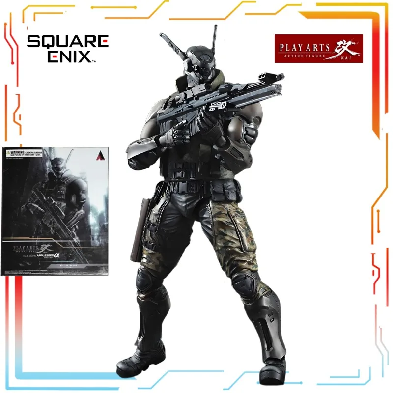 Фото SQUARE ENIX PLAY ARTS модифицированная Готовая подвижная кукла Apple Nuclear War Chronicles Аниме Фигурка Модель Игрушки Подарки для мальчиков №4