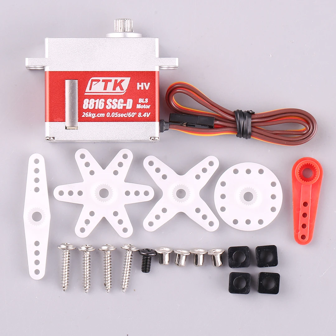 PTK 8816 SSG-D цельнометаллический цифровой 26 кг сервопривод турбореактивного