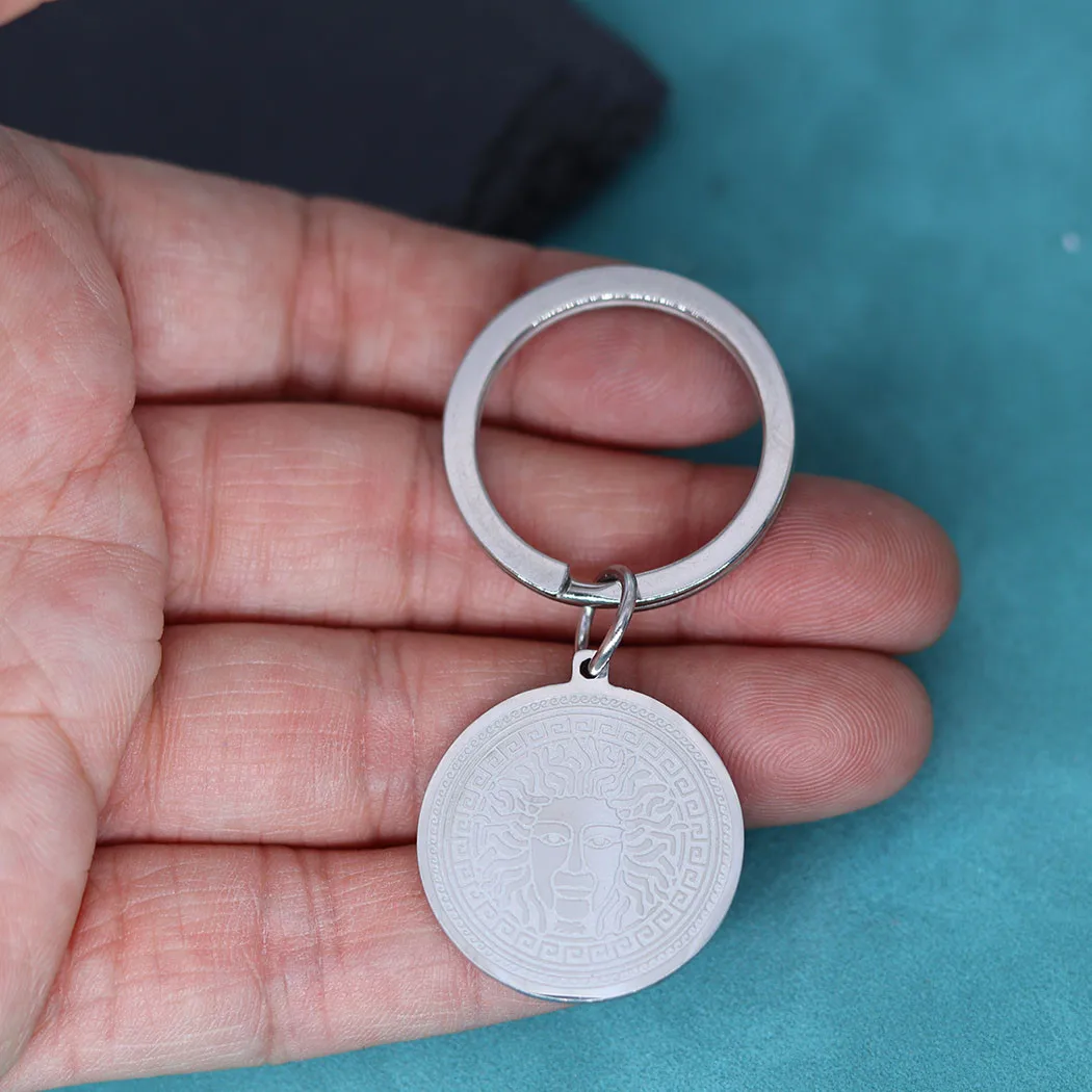 Брелок для ключей Nedar с мифологией подвеска Медуза горгон старинный языческий