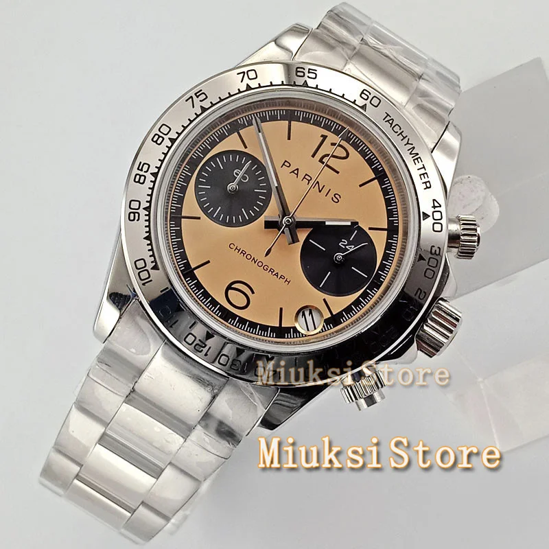 Мужские кварцевые часы с сапфировым стеклом 39 мм |