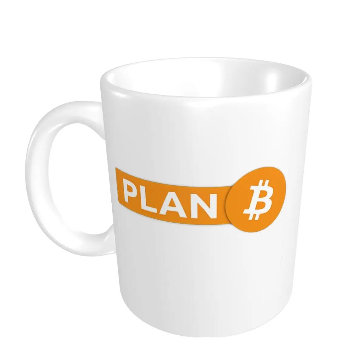 

Promo Graphic Plan B(itcoin) Mugs Humor Graphic Crypto CUPS Print coffee cups