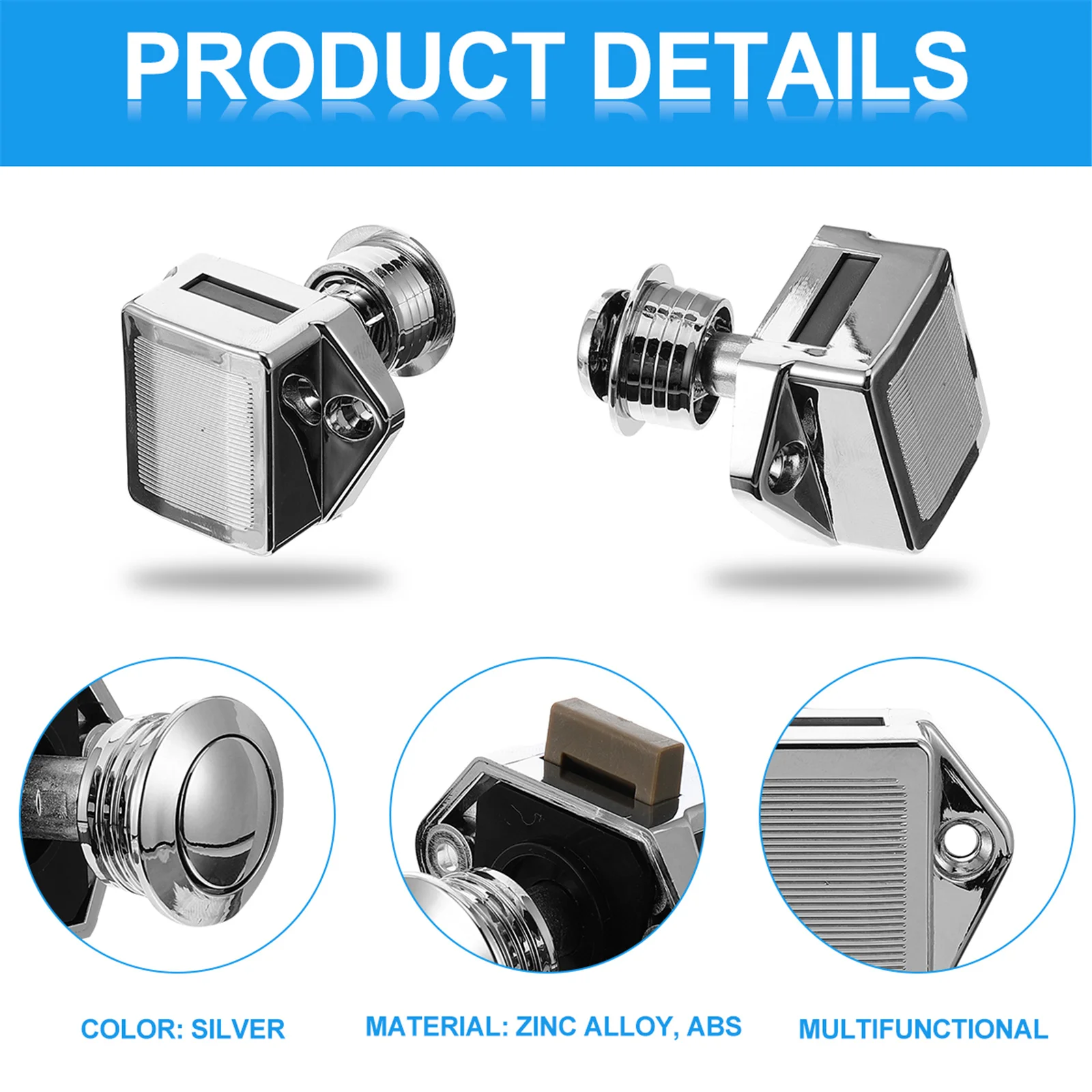 

1pc Practical RV Drawer Lock Door Locking Hardwares Accessory