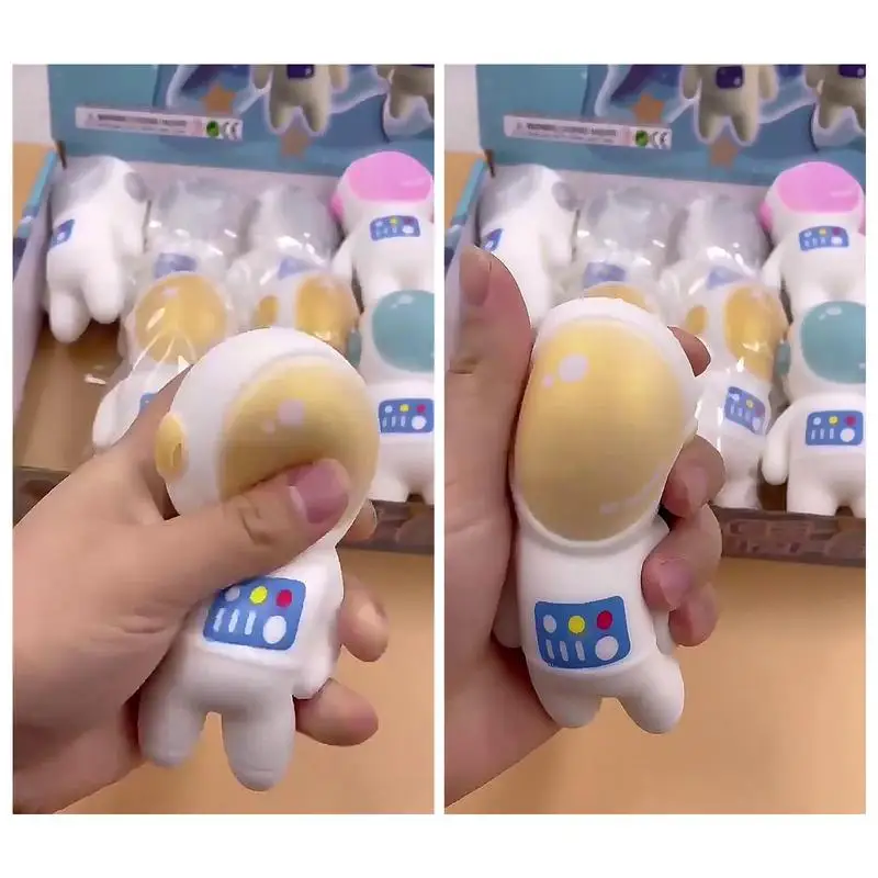 

Squishy Toy Squeezy Astronauts Toy Stress Reliever Antistress Slow Rising Squish Toy Halloween Christmas Kids Party Favors Gifts