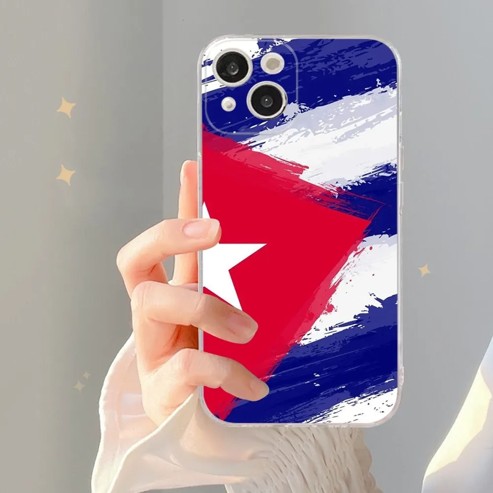 Cuba Flag Phone Case For IPhone 16 15 14 13 12 Mini 11 Pro XS Max X XR SE 6 7 8 Plus Soft Silicone Cover