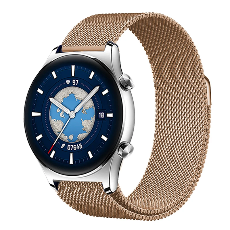 

20mm 22mm Magnetic Strap For HONOR Watch GS 3 Smart Watch Accessories Metal Bracelet For Huawei Watch GT 3 2 42mm 46mm Watchband