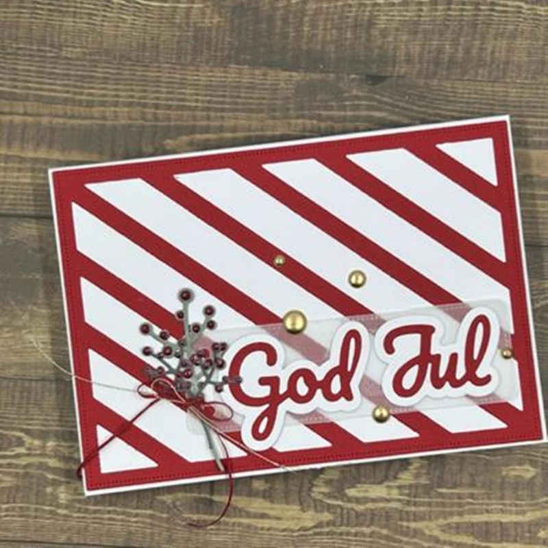 Новинка 2023 г. новейшие металлические режущие штампы в полоску для скрапбукинга