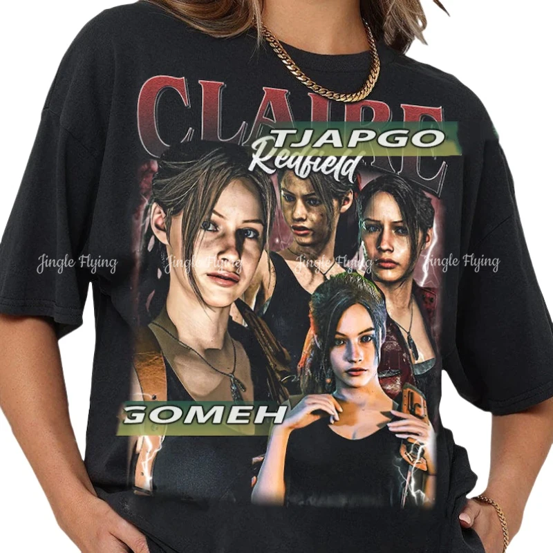 Винтажная Футболка Клэр Редфилд подарок для женщин и мужчин Премиум футболка
