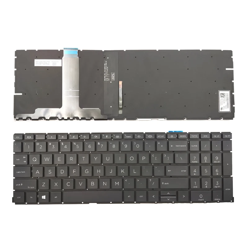

Новая черная клавиатура для ноутбука HP ProBook 450 G8 455 G8 с подсветкой без рамки