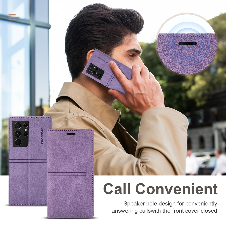 Wallet Magnetic Flip Leather Case For Samsung Galaxy S23 Ultra S22 S21 Plus S20 FE S10 S9 S8 Note 20 Ultra 10 Plus 10 Lite 9 8