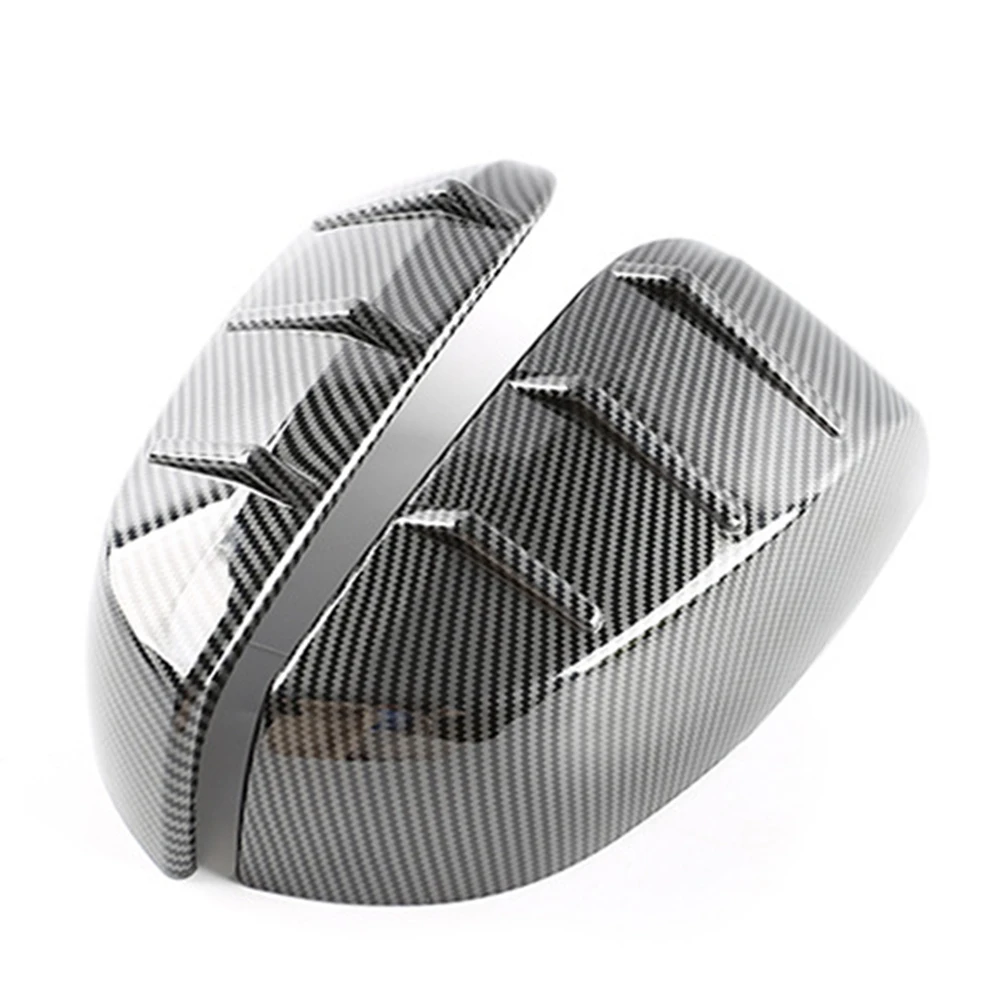 

For 2020 2021 2022 Car Side Door Rearview Mirror Cover Cap Trim Decor Sticker Accessories,Carbon Fiber