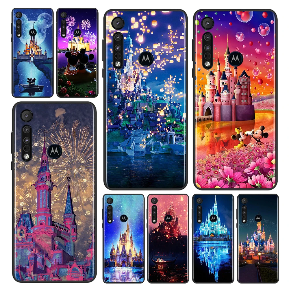 

Famous Beautiful Castle Case For Motorola G9 G8 E20 E7 E6 One Marco Hyper Fusion Power Lite Edge Plus Black Phone Cover