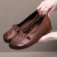 women leather loafers soft moccasins shoes plus size mixed colors shallow flats ladies elegant slip on luxury shoes loafers