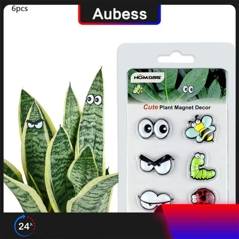 

Light Weight Plant Lovers Lovely Plants. Eye Insect Simple And Durable Water Proof Magnet Decoration Lovely Plant Leaves