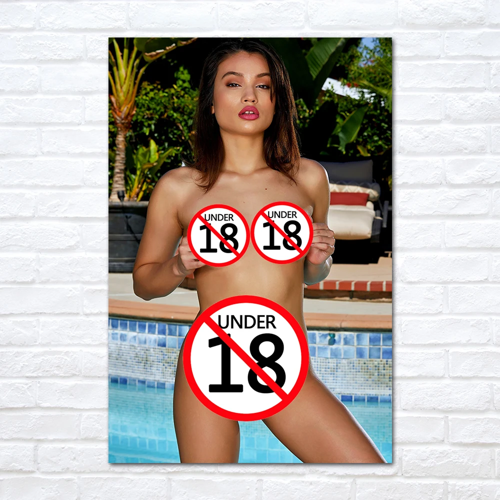 

Сексуальная модель плаката с обнаженной женщиной, холст без рамки, картина для взрослых, настенные картины, печать для спальни, домашний дек...