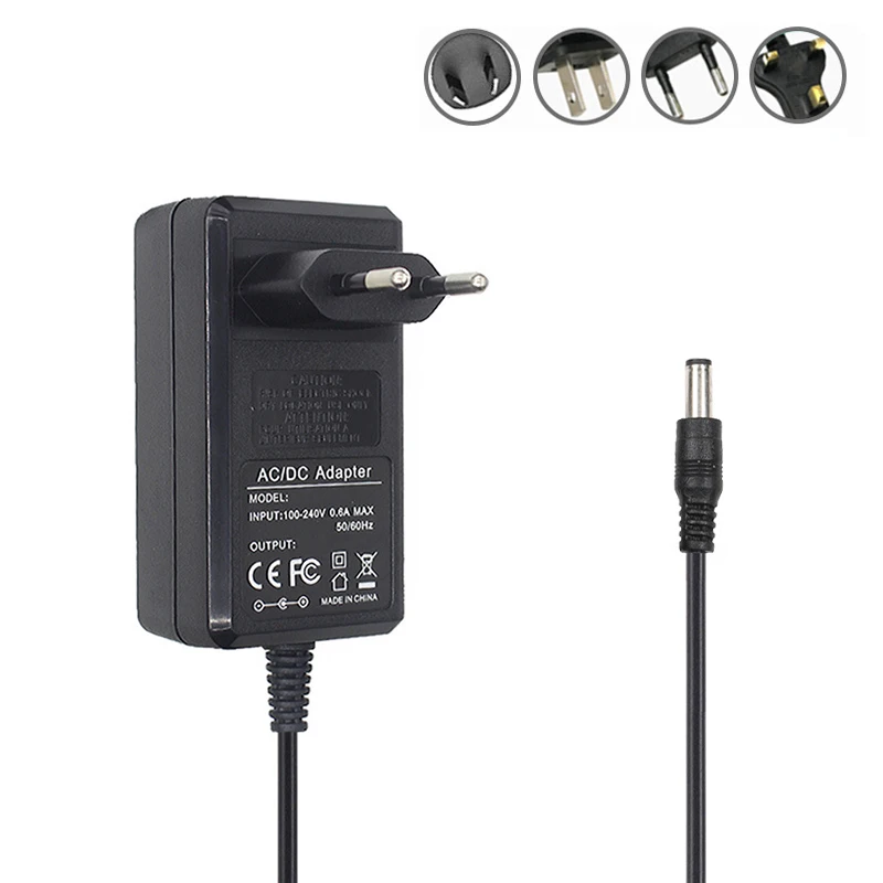 

21V 2A 18650 Lithium Battery Charger 18V Li-ion Battery Polymer Smart Charger 18650 Battery Pack DC5.5mm x 2.1mm EU/US/AU/UK