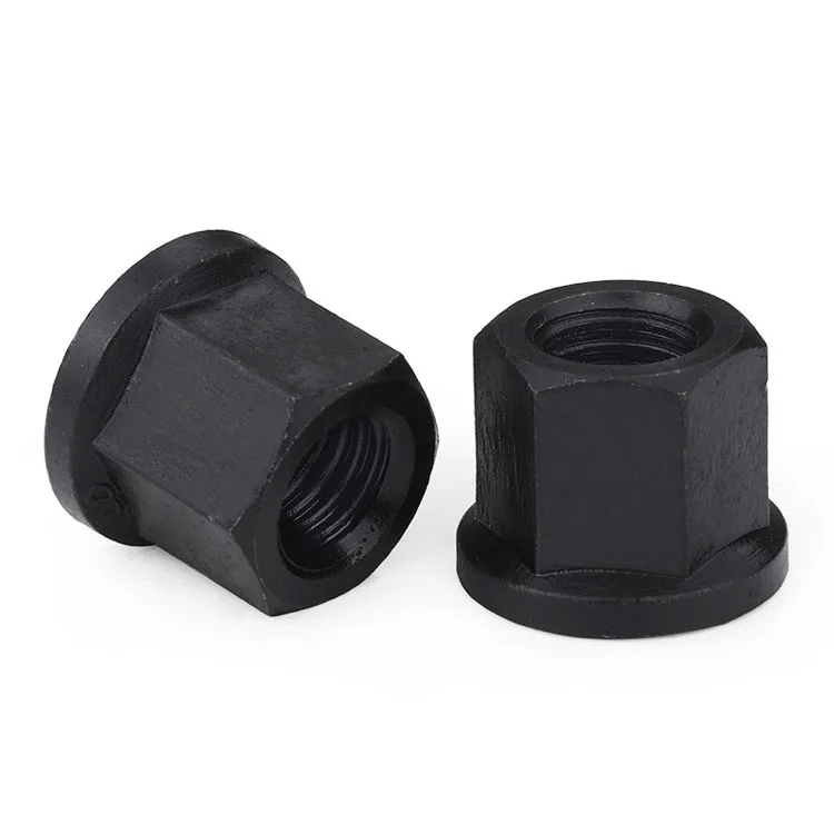 1 шт. черные фланцевые гайки из углеродистой стали с накладной гайкой