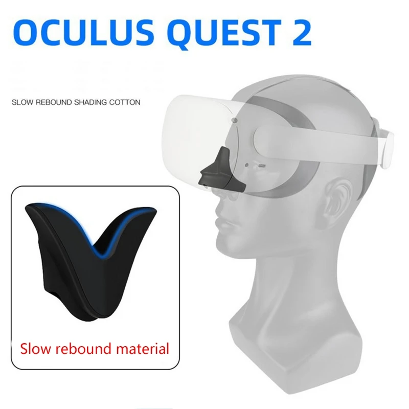 

Носоупоры с блокировкой света, защитные накладки на заказ для Oculus Quest 2, головные уборы, поролоновые накладки
