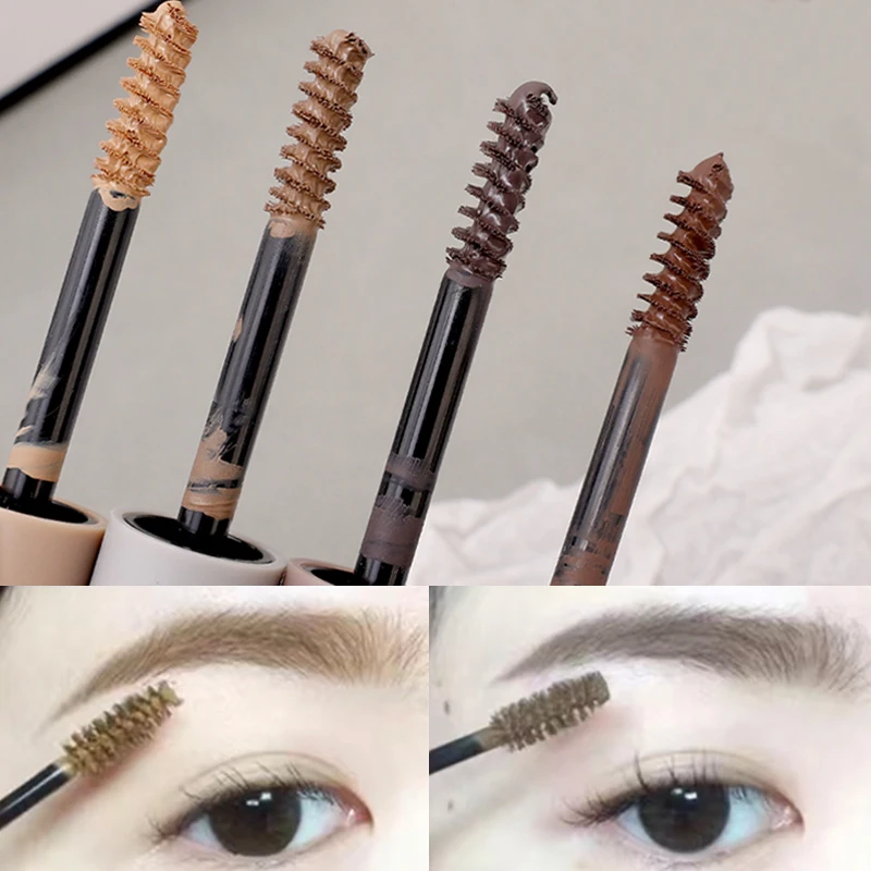 

Waterproof Natural Liquid Dyeing Eyebrow Creams Long Lasting Quick Drying Not-smudge Brown 3D Eyebrow Brow Gel Eyes Makeup Tools