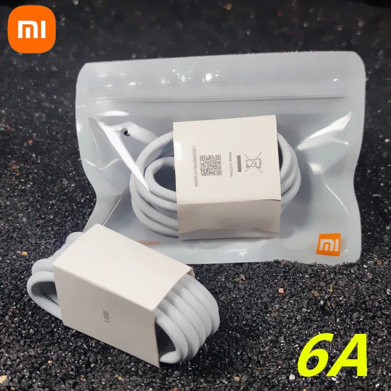 

Original Type C Xiaomi Cable Charger Turbo Fast Charge Mi 12 11 9 Poco X3 Pro NFC F3 M3 Redmi Note 10 K40 Black Shark Usb TipoC
