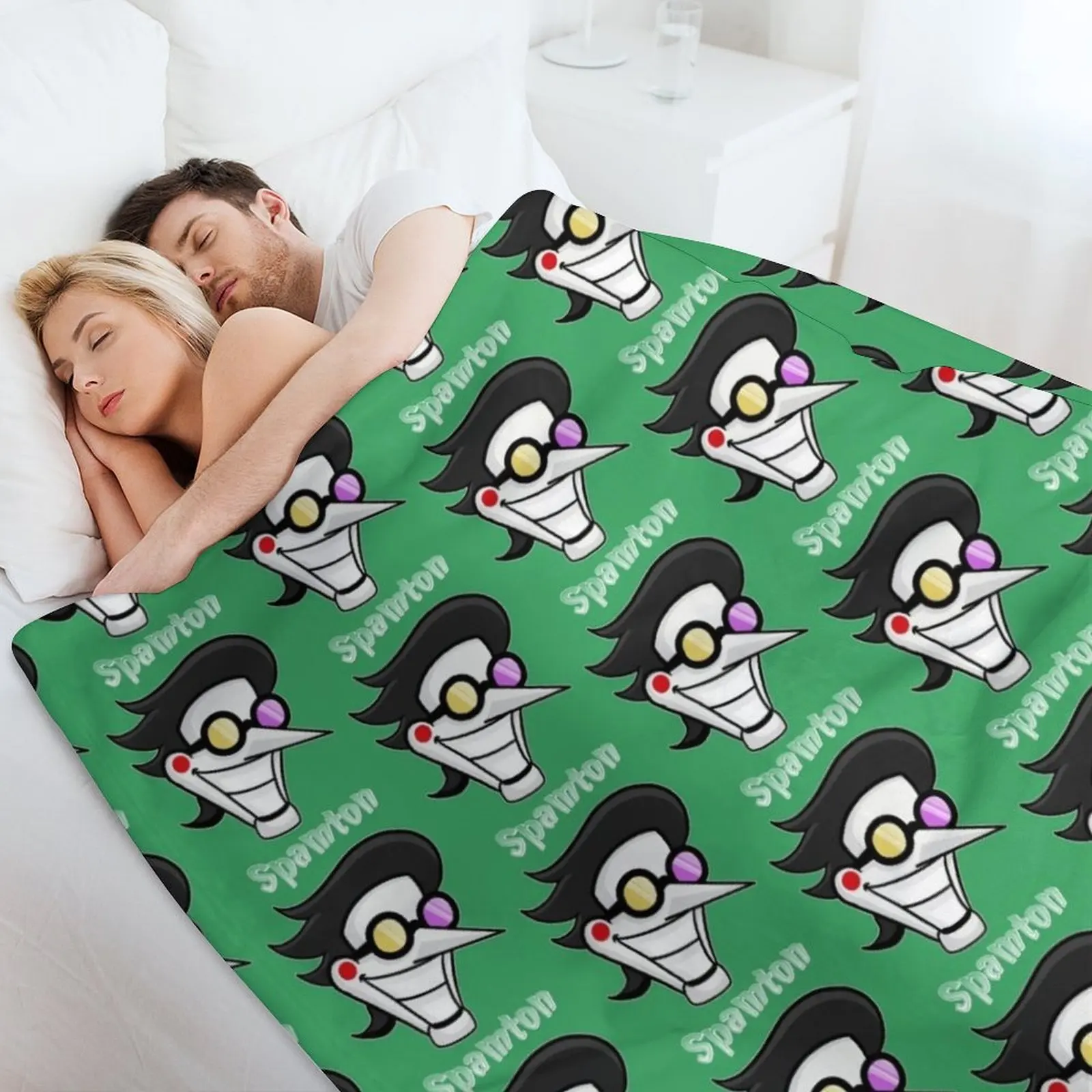 Deltarune Spamton диванное одеяло диванные одеяла