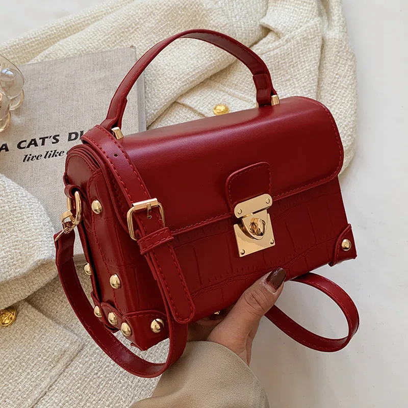 

Small PU Leather Crossbody Sling Bags for Women 2022 Elegant One Shoulder Handbags Female Luxury Brand Handbag Cute Kawaii Totes