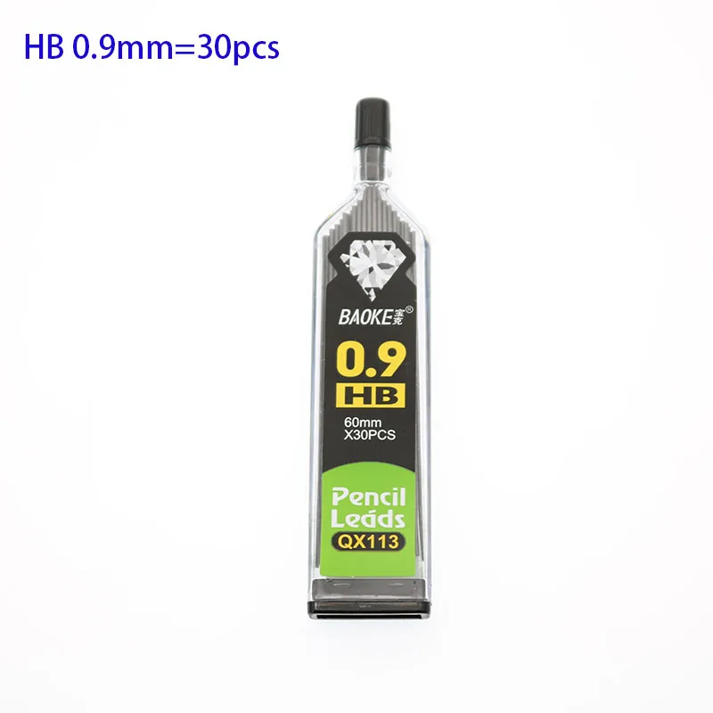 Стержни для механических карандашей ALSMT, 30 шт., HB/2B/2H, 0,3/0,5/0,7/0,9 мм