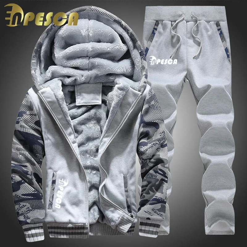 

Winter Fishing Clothes Men Wear Men's Fishing Clothing Sportswear Casual Fleece Hoodie Jacket Solid Fishing Suit for Fishing