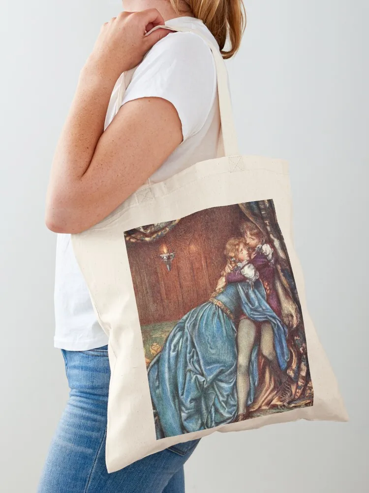 Guinevere and Lancelot - Eleanor Fortescue Brickdale Tote Bag складная многоразовая сумка холщовая для