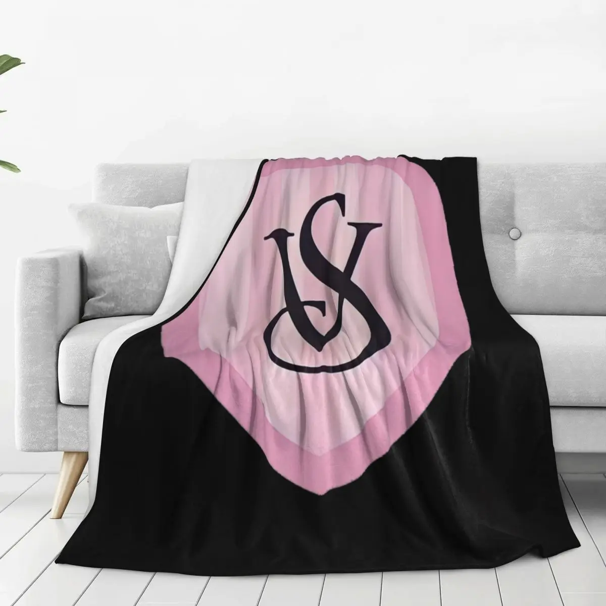 Одеяло с логотипом VS Vic-Secret супер мягкие уютные пледы для дивана коврик разных
