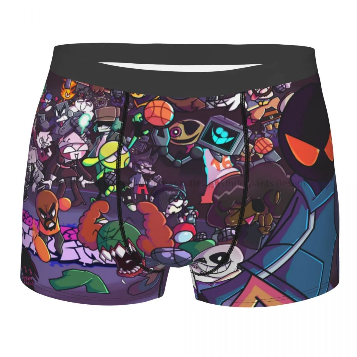 

Friday Night Funkin Girlfriend Rhythm Game Cartoon Underpants Breathbale Panties Men's Underwear Print Shorts Boxer Briefs