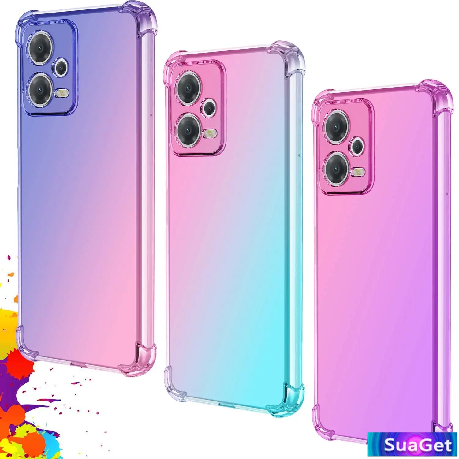 

Case for Redmi Note12 Turbo Pro K50i K50 Ultra K40 A1+ Slim Anti Scratch Flexible Soft TPU Shockproof Cover Xiaomi Poco F5 F4 GT