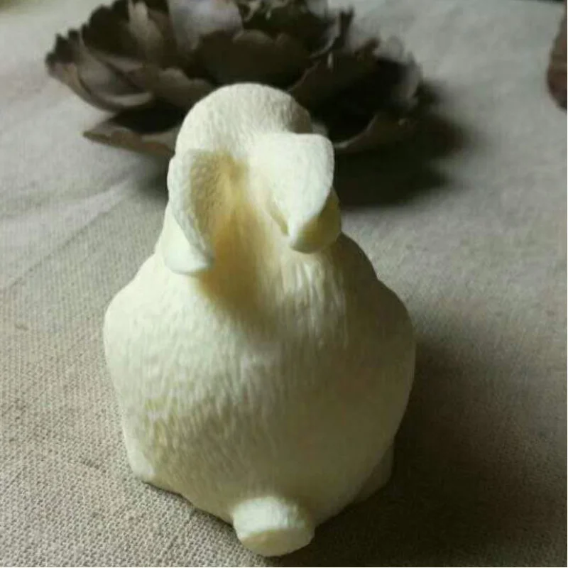 Резьба по ореху цвета слоновой кости нефритовый заєць ручные детали настольные