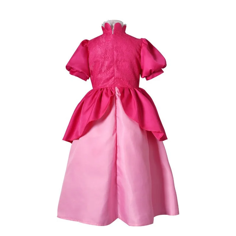 Одежда для косплея с героями мультфильмов Super Mario Bros персиковая принцесса Полин