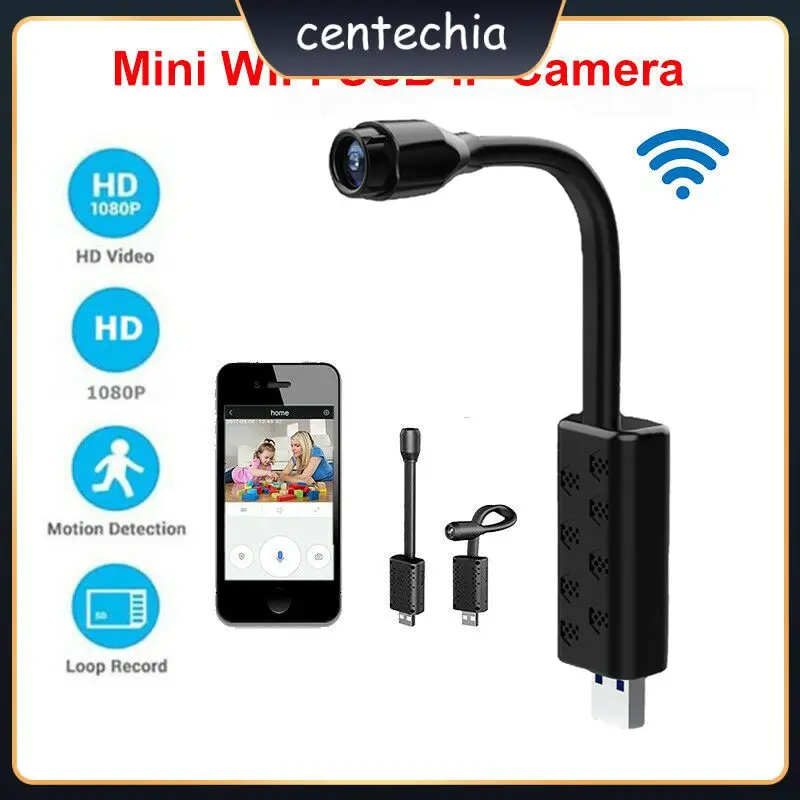 

Мини-камера видеонаблюдения, беспроводная, Usb, 1080p