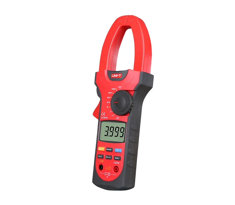 

UNI-T UT207A 4000 Counts True RMS Digital Clamp Meter Measure AC/DC Current 1000A DC Voltage 1000V Resistance Frequency