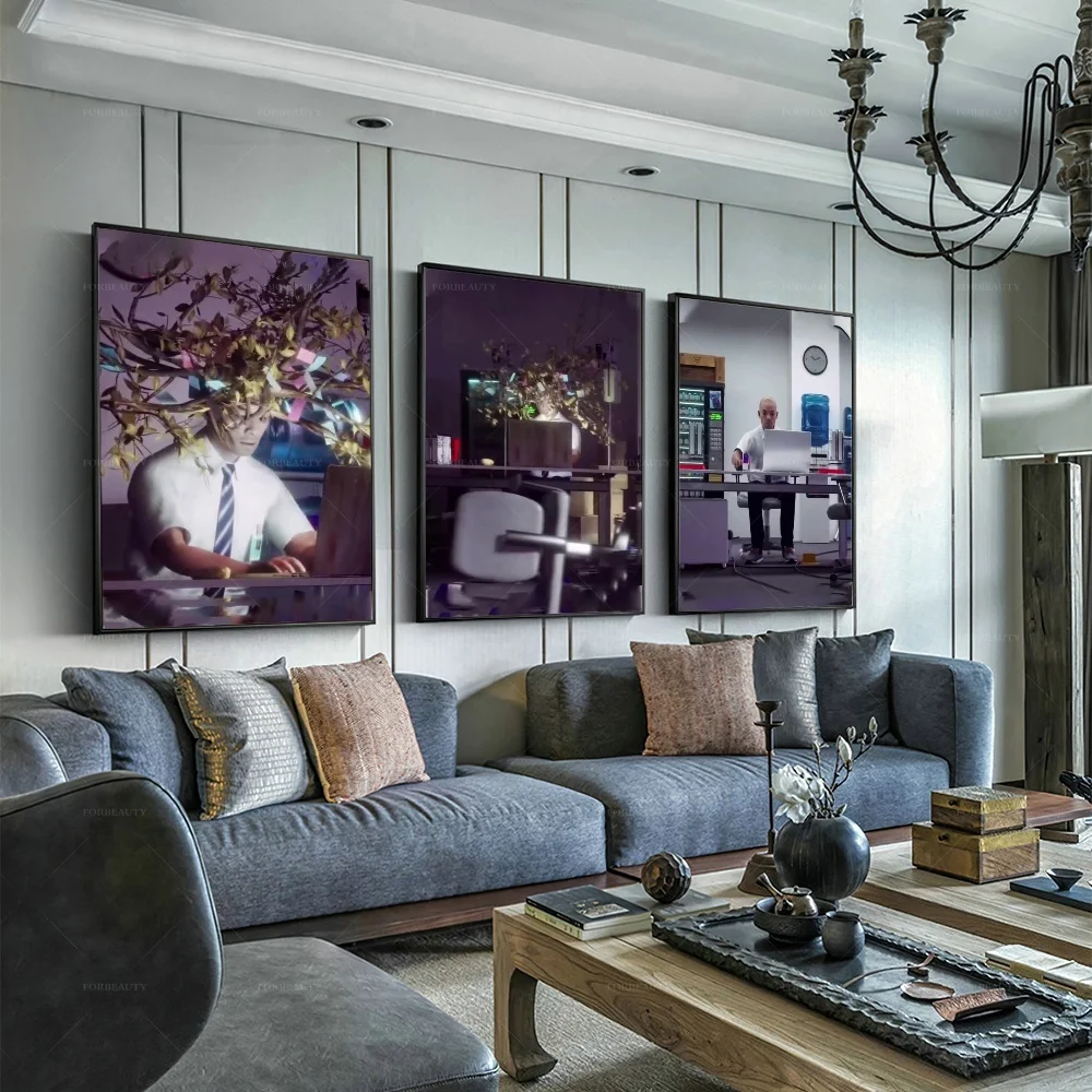 

Картина на холсте Forbeauty с изображением людей, которые работают усердно, распылитель, водонепроницаемые декоративные картины для домашнего ...