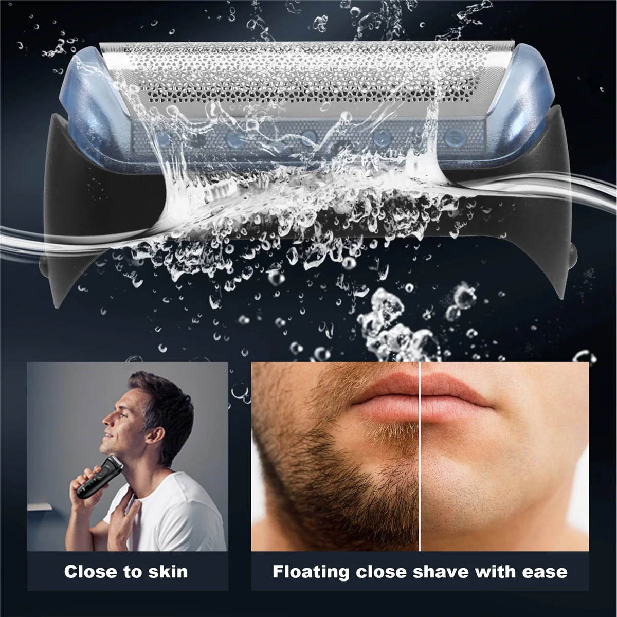 1 шт. электробритва из прочной сетки детали для головки фольги Braun 10B/20B модель 180 190