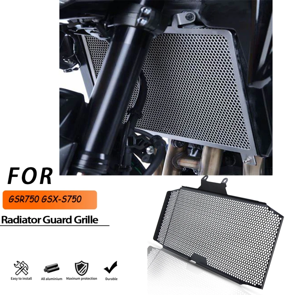 

For Suzuki GSX-S750 Radiator Guard 2017 Radiator Grille Grill Guard Cover Protective For Suzuki GSR750 ABS Non-ABS 2010-2017
