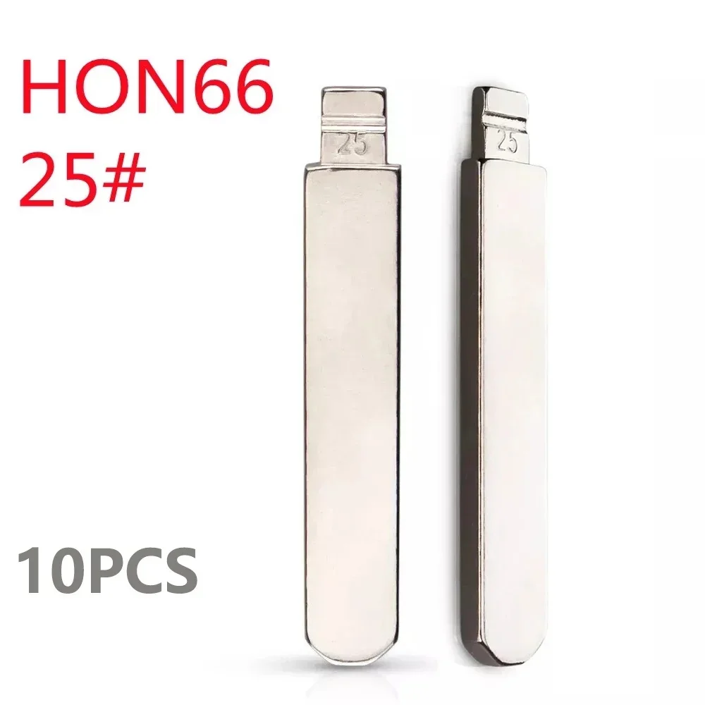 

OEM 5 шт. 25 # HON66 металлический пустой необрезанный лезвие дистанционного ключа для Honda для Keydiy KD Xhorse VVDI JMD