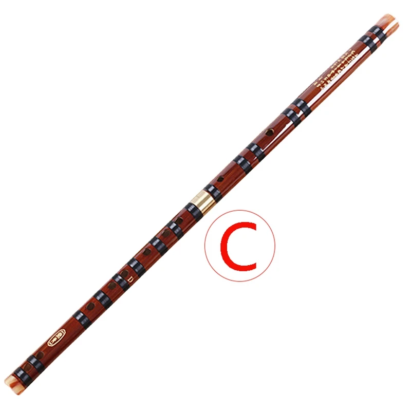 

2X Bamboo Flute Musical Instruments C Key Chinese Dizi Transversal